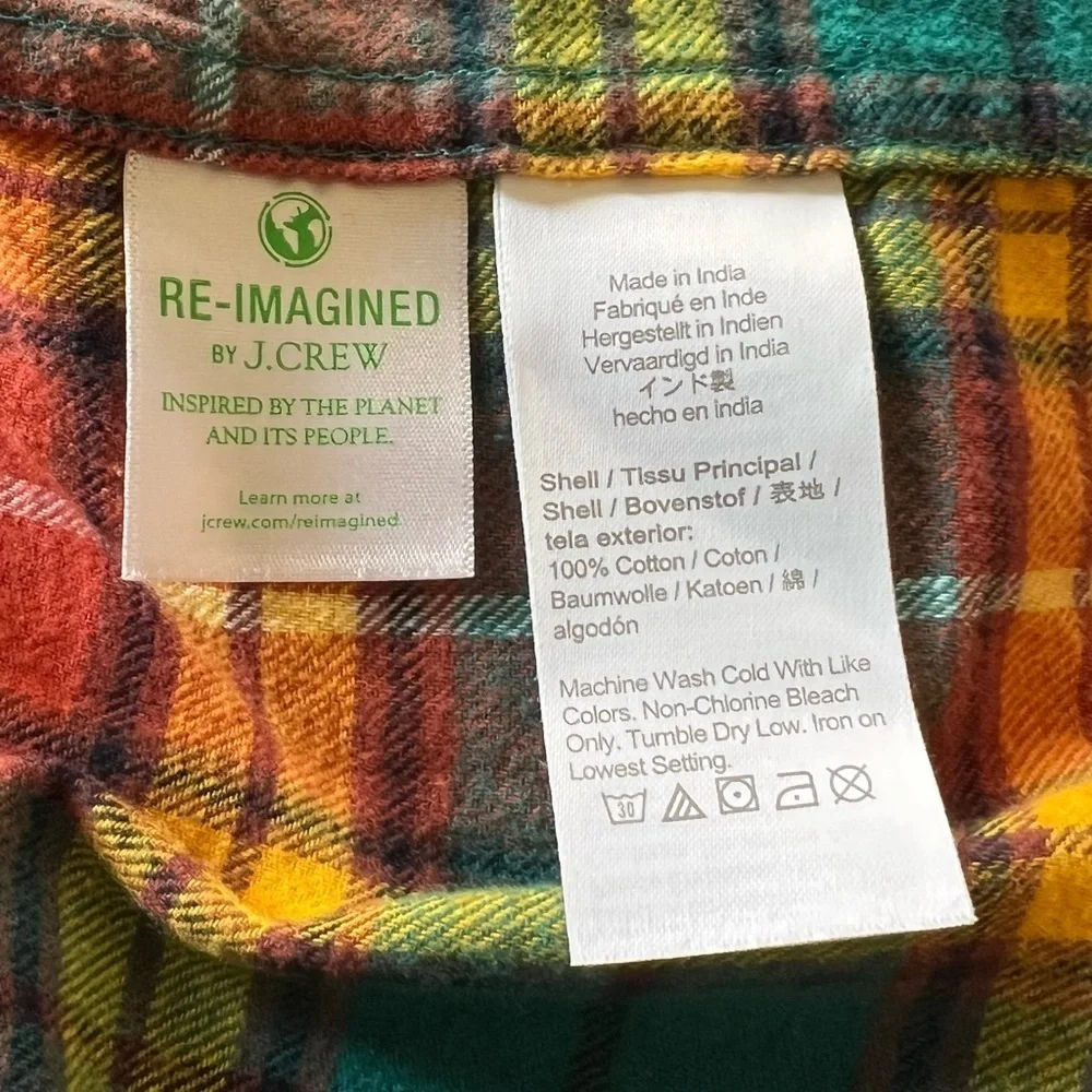J Crew Reimagined by J Crew Multicolor Button Up Pockets 1017